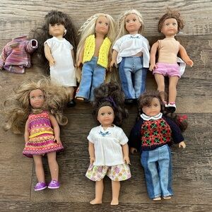American Girl 7 mini dolls